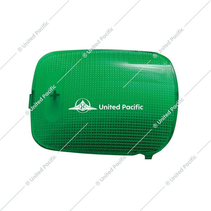 Sea Green Rectangular Dome Light Lens For 2006+ Peterbilt 379, 389, 388, 387, 386, 384 new UNIVERSAL Green