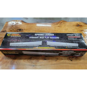 #30573 2 1/2" CHROMED STEEL HEAVY DUTY SPRING LOADED STRAIGHT MUD FLAP HANGERS MUD FLAP HANGERS Rosy Brown