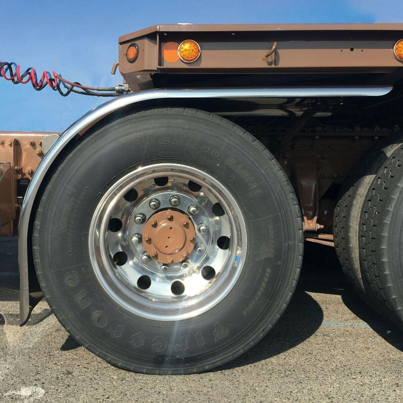 80" HEAVY DUTY STRAIGHT DROP 14 GA. HALF FENDER MOUNT KIT #TRX-SPC14 HALF FENDERS Dark Slate Gray