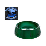 Custom steering horn bezel painted aluminum, chrome, center horn button (Choose color) steering wheel green Dark Slate Gray