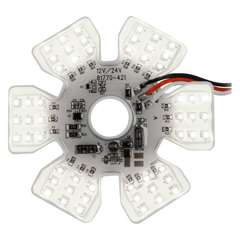 Dual Function Ultra Thin Hex Air Cleaner LED Light (white) #81779 LIGHTING Light Gray