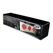 TU-9210L3 Stainless steel mudflap hanger red/white reverse lights 4" (2 1/2" bolt spacing) tu-9210l3 MUD FLAP HANGERS Gray