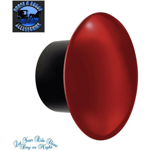 Dark Red Aero Full-Moon Rear Axle Cover Kit matte red universal up-10346 AXLE COVER
