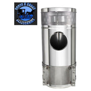 Peterbilt 15 Inch 304 Stainless Steel Air Cleaner vortox style 28205 w/straps AIR CLEANER Gray