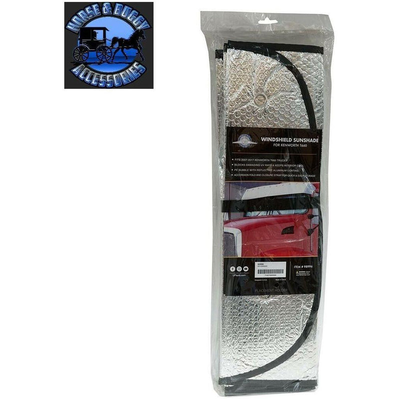 Window Sunshade For 2007-2017 Kenworth T660 sun blocker privacy shield 98996 KENWORTH Dark Slate Gray