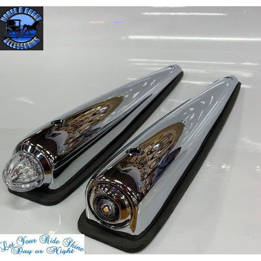 Gray GRAKON CHROME PLASTIC CAB LIGHT HOUSING ONLY FOR 3/4" LIGHT MINI WATERMELON mcl CAB LIGHT HOUSING