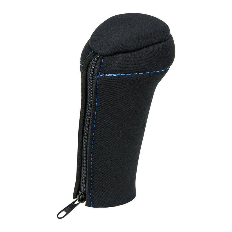 matte black gear shift knob w/blue stitching universal 18 15 13 10 speed #99862 UNIVERSAL Dark Slate Gray
