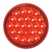 Firebrick 4" pearl grand general light led red/red lens universal rubber grommet mount new 78273BP 4" ROUND