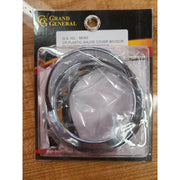 chrome plastic gauge cover w/visor peterbilt & freightliner pyrometer new 68393 Peterbilt guage Dim Gray