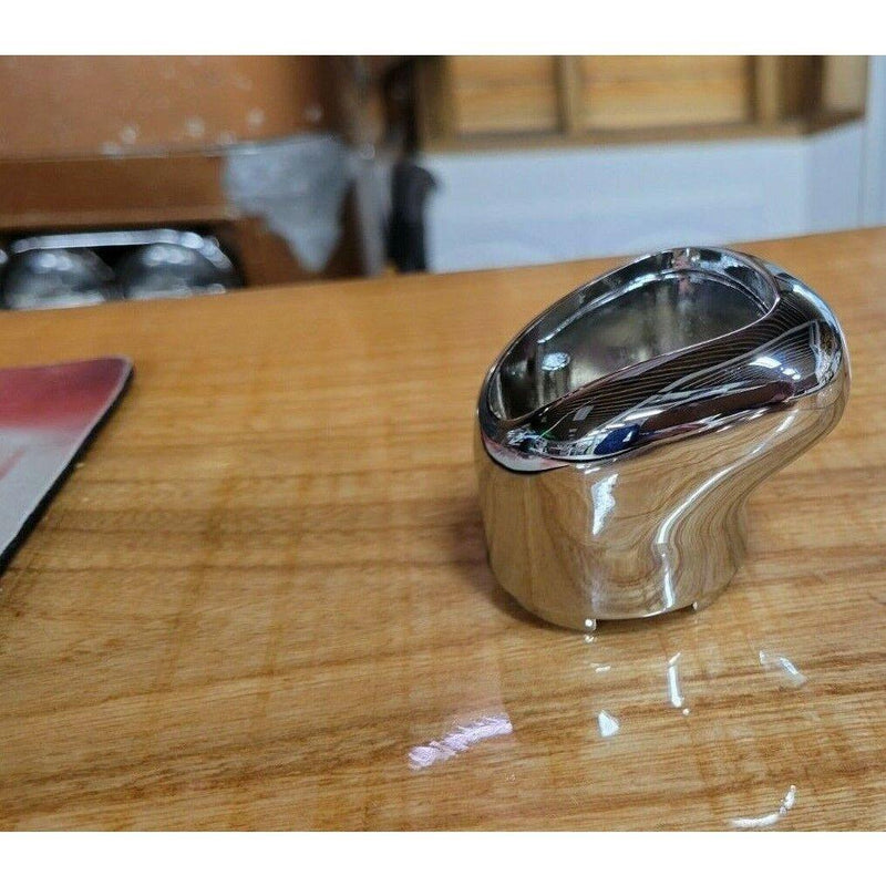 die cast chrome gear shift knob Eaton fuller 9 and 10 speed sloped handle 70177 UNIVERSAL Dim Gray