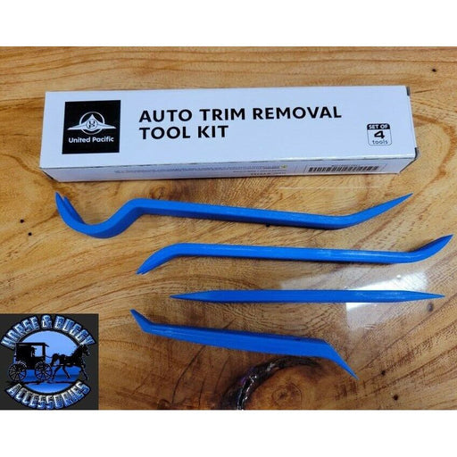 Dim Gray Auto Trim Removal Pry Tool Kit 4Pcs/Kit blue door, interior, exterior trim 99135