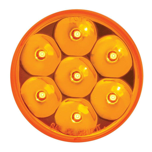 Dark Orange grand general 2-1/2" pearl led marker light amber rubber grommet mount 76580bp UNIVERSAL