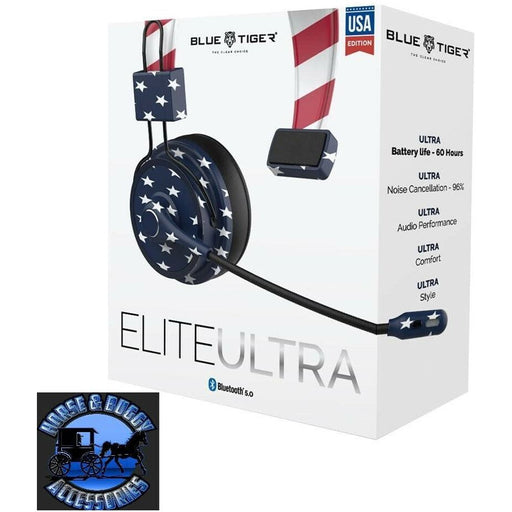 Dark Slate Gray Blue Tiger Elite ultra USA edition Headband Headset Bluetooth 5.0 new red, blue up-95004 Cell Phones & Accessories:Cell Phone Accessories:Headsets