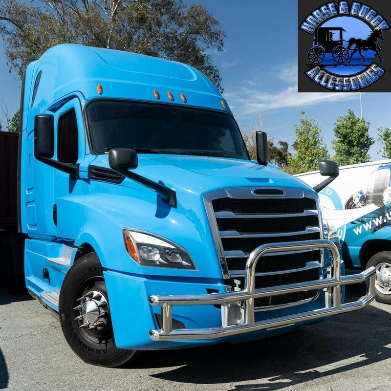 Grille deer moose Guard Mounting Bracket kit 2008-2017 Freightliner Cascadia FREIGHTLINER Dark Slate Gray