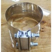 dp-50tq-500s 5" universal pre-formed Band Clamp Torctite Stainless Exhaust Step Lap Joint new EXHAUST Rosy Brown