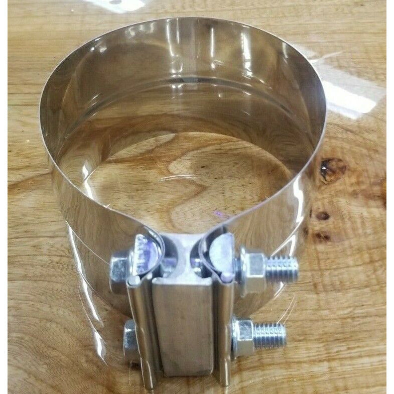 dp-50tq-500s 5" universal pre-formed Band Clamp Torctite Stainless Exhaust Step Lap Joint new EXHAUST Rosy Brown