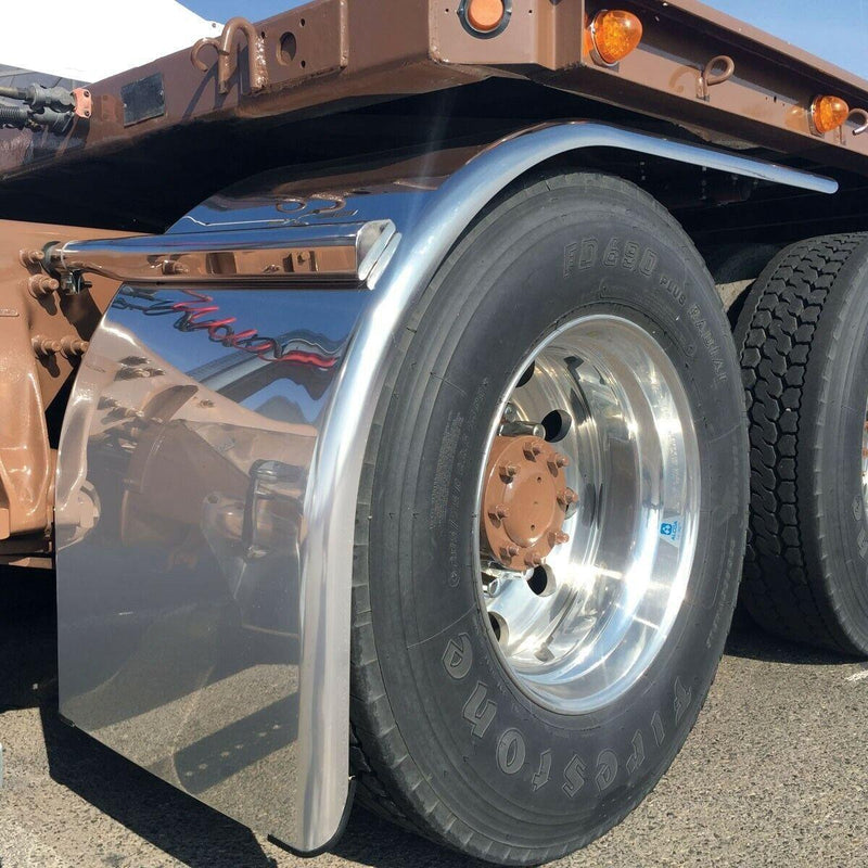 80" HEAVY DUTY STRAIGHT DROP 14 GA. HALF FENDER MOUNT KIT #TRX-SPC14 HALF FENDERS Dark Slate Gray