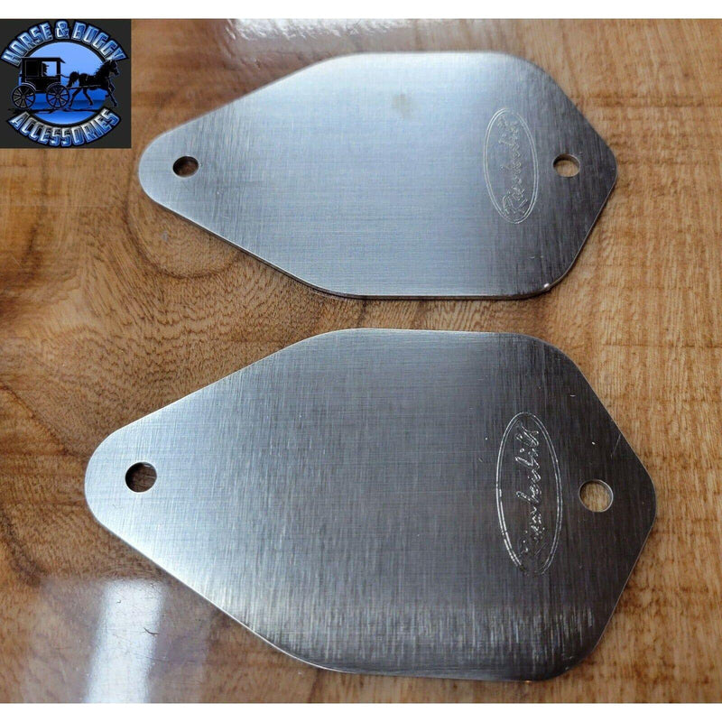 43627 Peterbilt plates horn delete kit stainless steel paintable custom pair #43627 PETERBILT Dim Gray