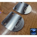 Dim Gray 43628 Kenworth roof plate horn kit block off stainless steel paintable custom pair new KENWORTH