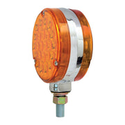 4" DOUBLE FACE PEARL LED PEDESTAL Popsicle LIGHT yellow/yellow turn signal 78361 LIGHTING Chocolate