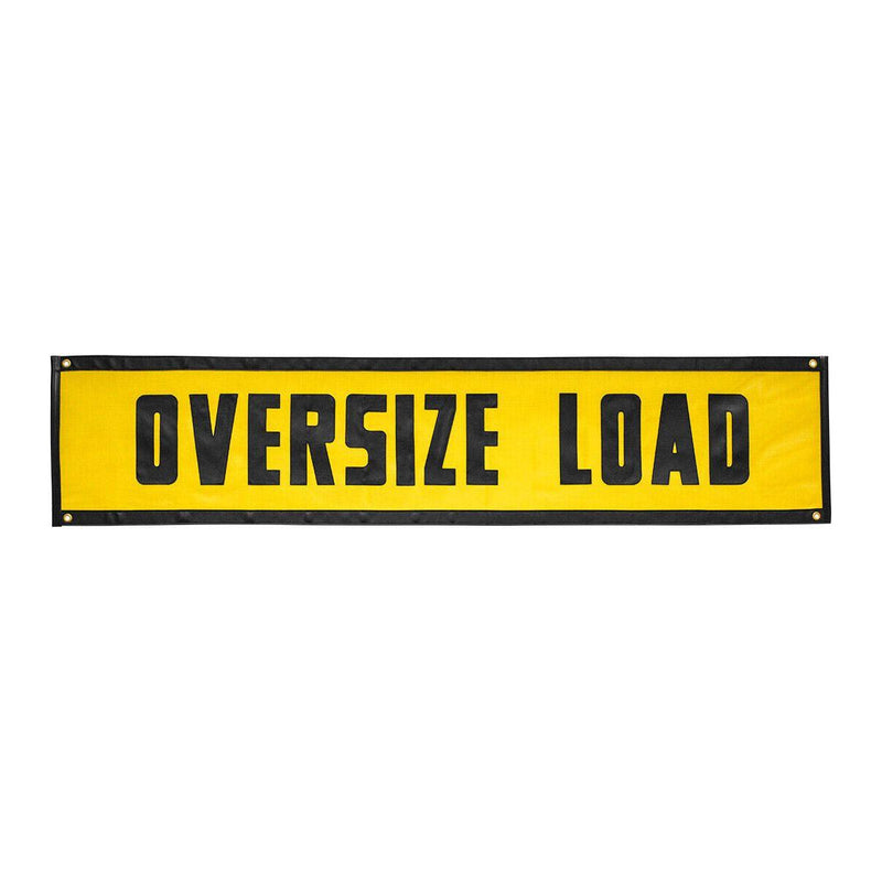 84" x 18" vinyl Oversize Load Sign Banner grand general stitched letters 99643 BANNER Gold