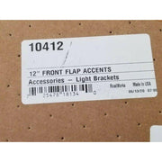 rw-10412 12" stainless steel mudflap weights pair accent universal #10412 MUD FLAP WEIGHTS Dim Gray