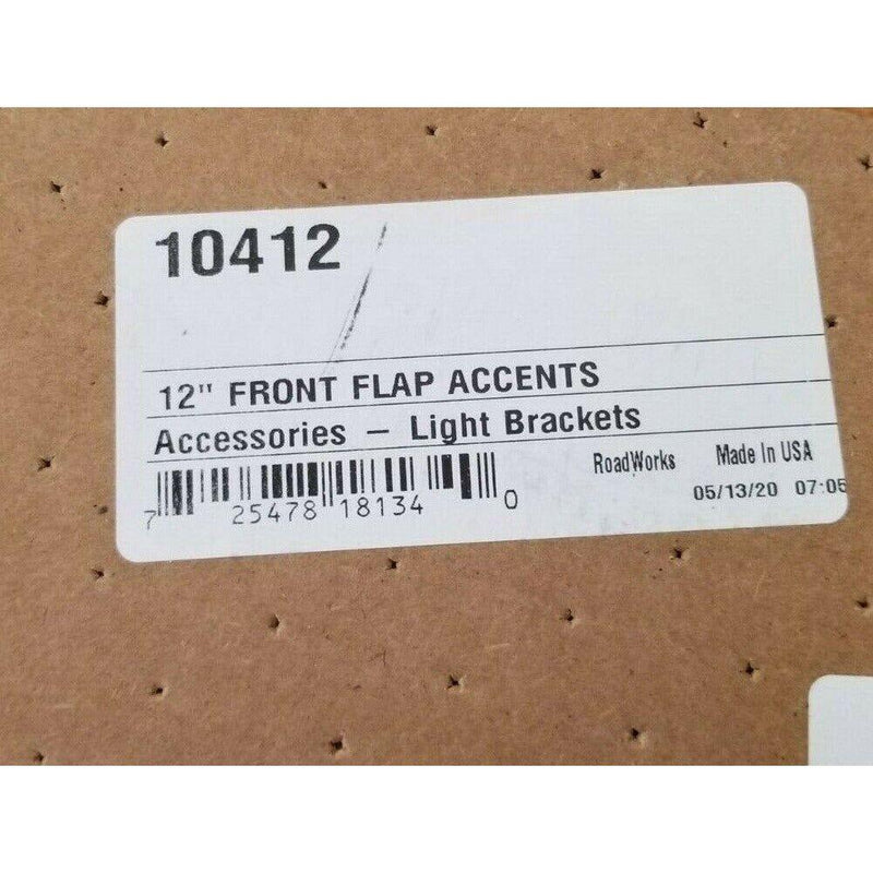 rw-10412 12" stainless steel mudflap weights pair accent universal #10412 MUD FLAP WEIGHTS Dim Gray