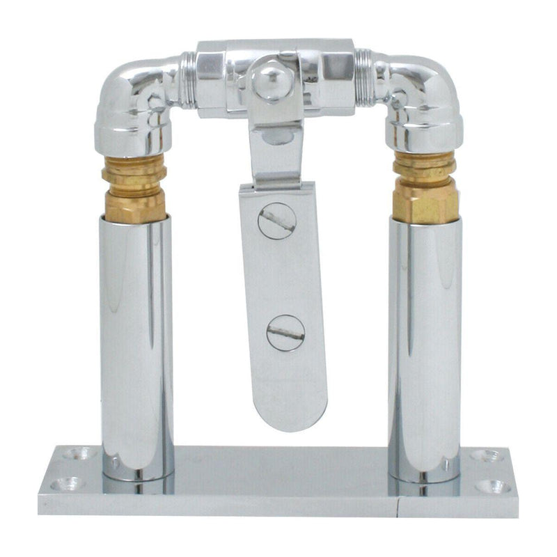 69977 Chrome Air Valve Lever Set 4" Stand Air Horn Sound & Pitch Regulator Truck LIGHTING Gray