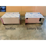 TP-1667 Trux Peterbilt 304 s.s. battery step box replacement 359,379,389,589 drivers side PETERBILT Rosy Brown