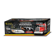 peterbilt 386/387 headlight w/white led accent light and turn signal LIGHTING Driver's Side,Passenger's Side Dark Slate Gray