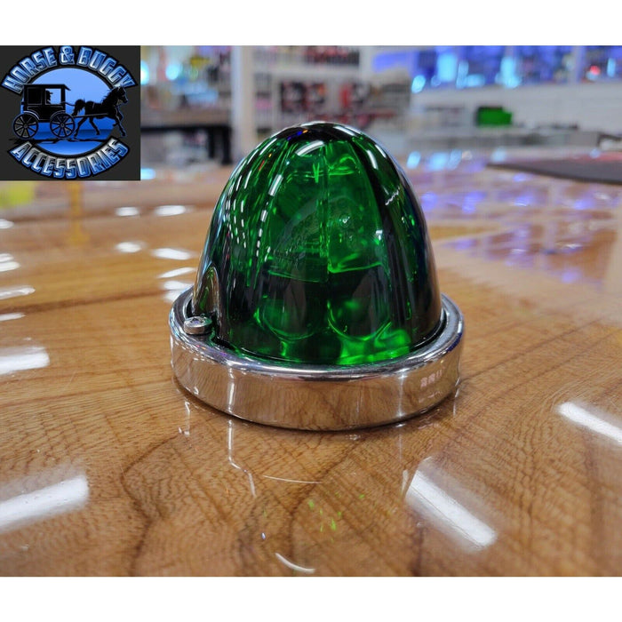 Dim Gray green lens watermelon glass kit (1 wire 1156) incandescent flush mount 79754 watermelon glass lens