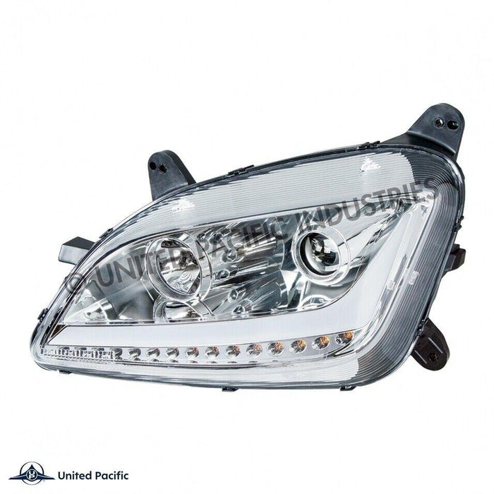 Light Gray Chrome Projection Headlight For 2012-2021 Peterbilt 579/587 PETERBILT passenger side,driver side
