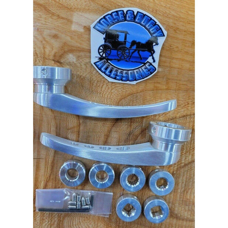 Billet Door Handle Kit universal pickup truck rat rod ford Chevy Mopar up-24039 DOOOR HANDLE Dim Gray