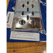 stainless steel roadworks step plate tread 12" x 4" universal no slip #12500 step box Light Slate Gray