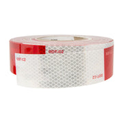 PREMIUM HI VIZ DOT-C2 CONSPICUITY TAPE IN RED & WHITE 150′ ROLL #92296 UNIVERSAL Light Gray