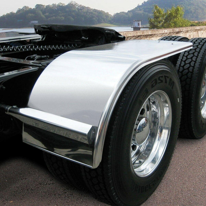 Trux fender kit with brackets mounting hardware 60" universal mount #TRX-SPC27 HALF FENDERS Light Gray
