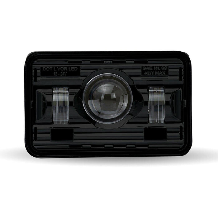 Black TLED-H75 4″ x 6″ LED Projector Headlight – High Beam | 2400 Lumens 4"X6" HEADLIGHT