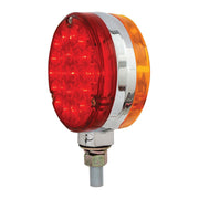 4" DOUBLE FACE PEARL LED PEDESTAL Popsicle LIGHT red/yellow turn signal 78360 LIGHTING Firebrick