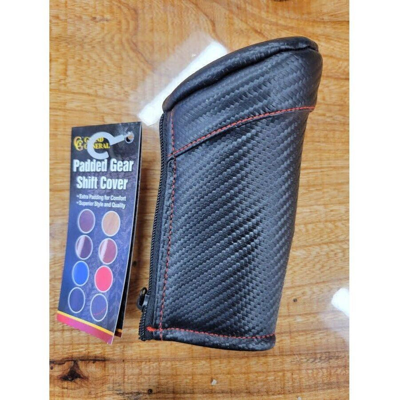 matte carbon fiber w/red stitching shift knob cover 18 15 13 10speed truck 99869 UNIVERSAL Rosy Brown