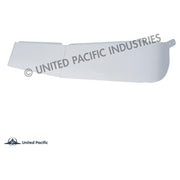 Kenworth 12" Stainless Steel Drop Visor Curved Windshield '96-2020 sun visor #28002 visor Light Gray