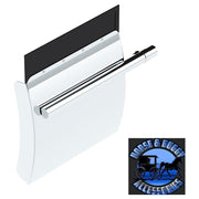 24" X 24" 430 Stainless Steel Quarter Fender With Tube Bracket Set - 4" Side Wall #10906 QUARTER FENDER Lavender