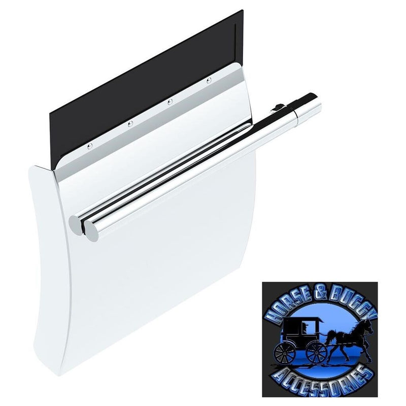 24" X 24" 430 Stainless Steel Quarter Fender With Tube Bracket Set - 4" Side Wall #10906 QUARTER FENDER Lavender