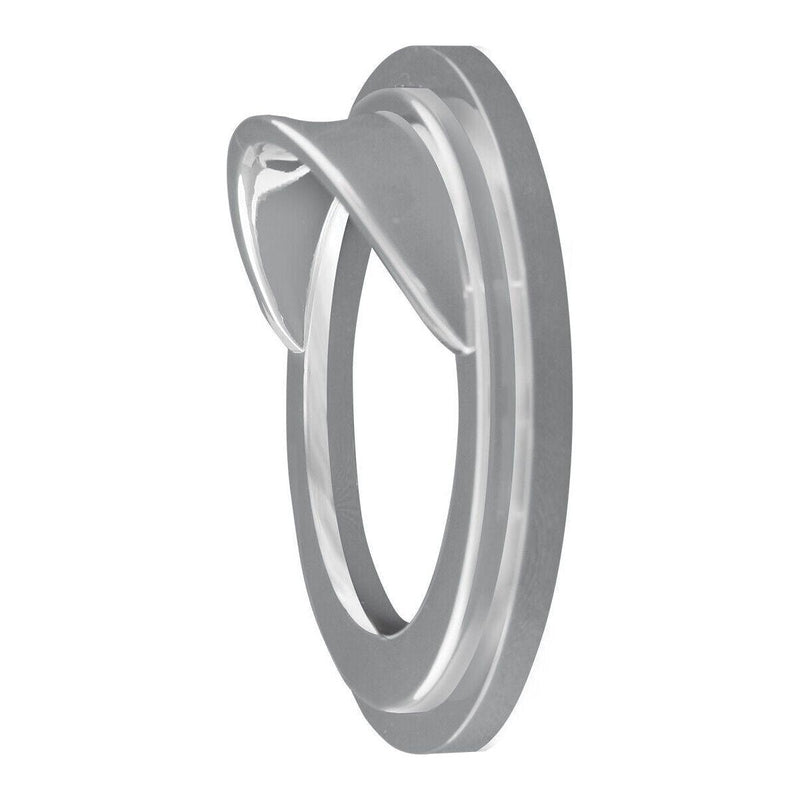 chrome plastic gauge cover w/visor peterbilt & freightliner pyrometer new 68393 Peterbilt guage Dark Gray