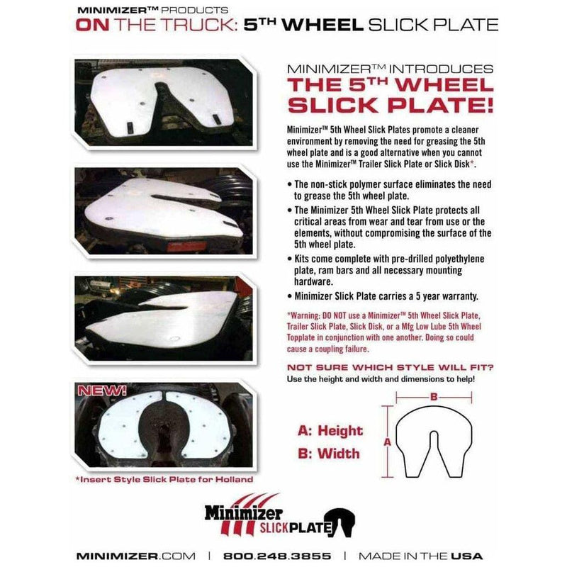 minimizer fifth wheel plate no grease slick plate white polymer 5 year warranty UNIVERSAL 100096,100098,100077,100079,100081,100083,100061,100065,100067,100070,100072,100074,102916,100086,100088,103090,100100,100164,100165,100090,100092,100094 Light Gray