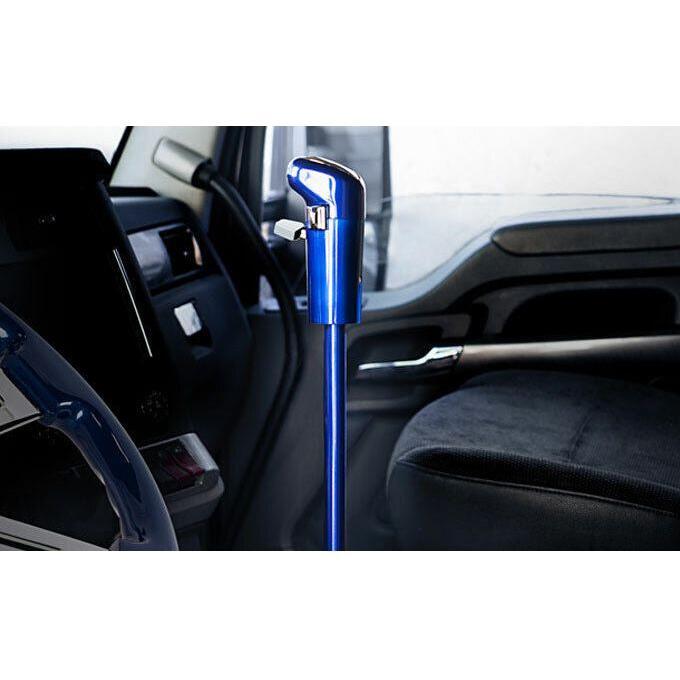 blue shifter extension 6" universal 1/2" thread car truck peterbilt new up-21924 UNIVERSAL Light Gray