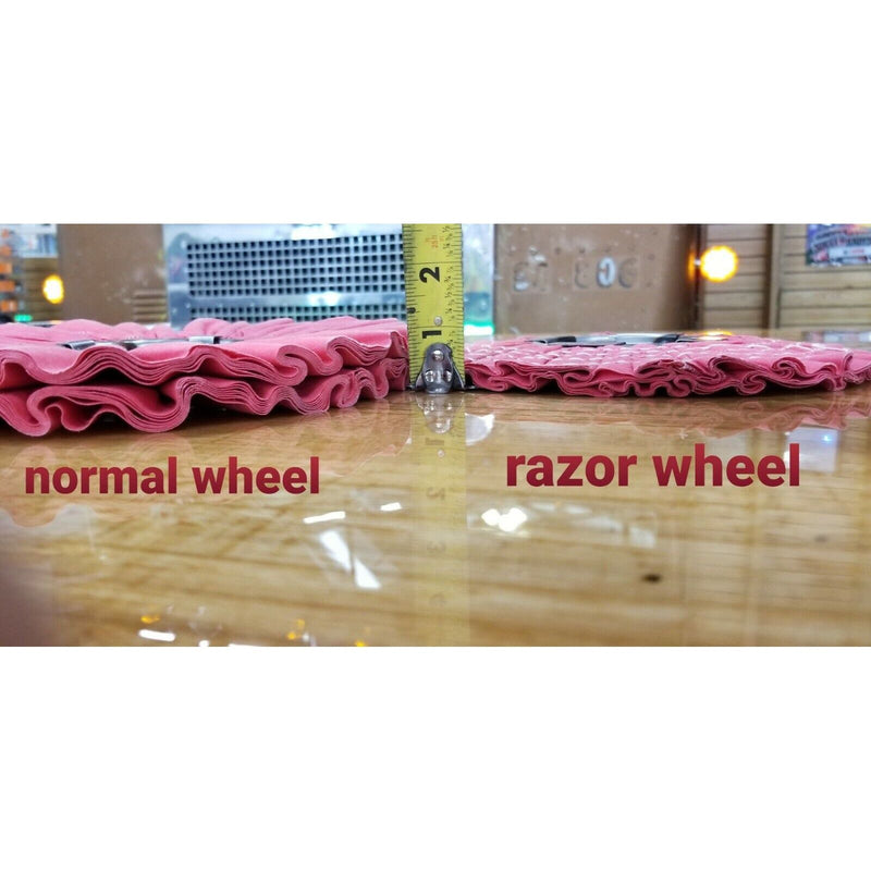 Renegade Razor Cut Buffing Wheel Airway Buffs With Center Plate,Without Center Plate Rosy Brown