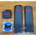 Dark Slate Gray billet aluminum Peterbilt 379 389 359 foot pedals with rubber insert red logo #RZ-PS3-PB-DEC red FOOT PEDALS