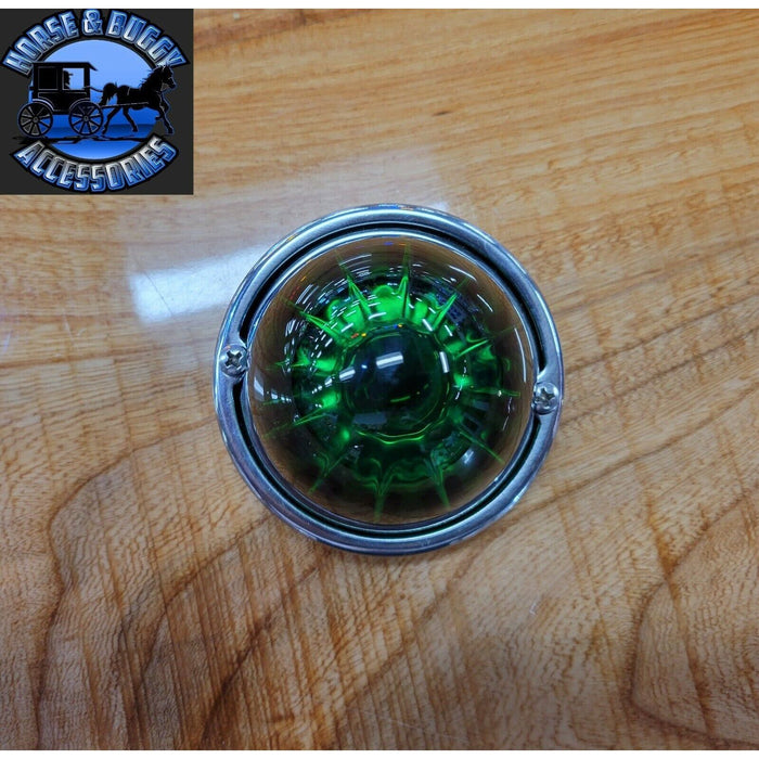Dim Gray green lens watermelon glass kit (1 wire 1156) incandescent flush mount 79754 watermelon glass lens