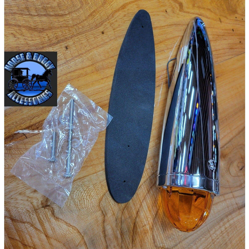 led watermelon die cast chrome housing amber lens #93500 watermelon sealed led Dim Gray