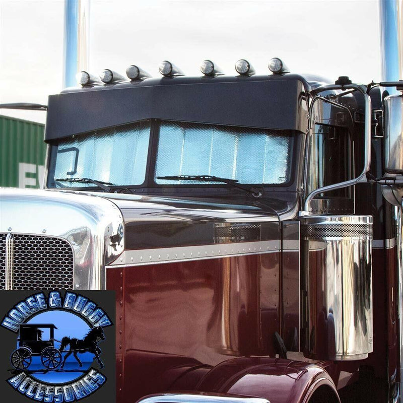WINDSHIELD SUNSHADE FOR PETERBILT 567 (2015-2021), 379 (1987-2007), & 359 (1967-1987) #98994 PETERBILT Dark Slate Gray